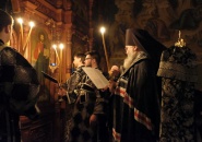 Преосвященнейший Мстислав, епископ Тихвинский и Лодейнопольский, совершил монашеские постриги в Свято-Троицком Александра Свирского мужском монастыре